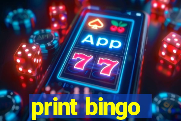 print bingo